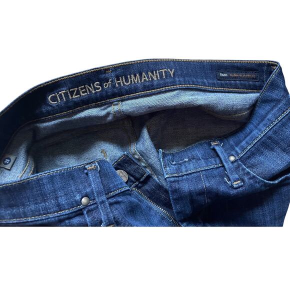 Citizen of Humanity Elson Medium Rise Straight Leg Size 28 jeans Cotton Classic - Picture 7 of 9